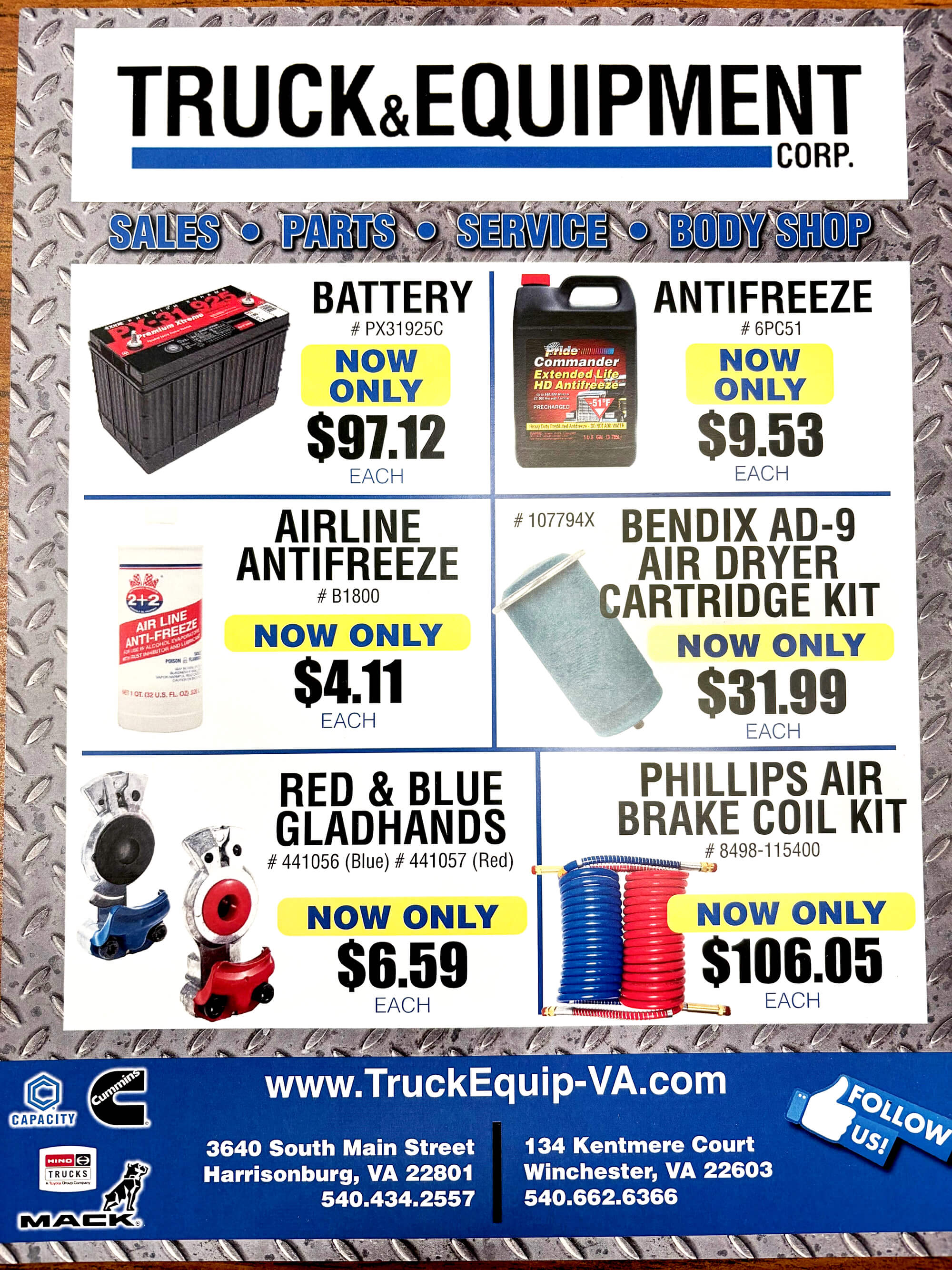 Home Truck & Equipment Corp. Harrisonburg and Winchester Virginia